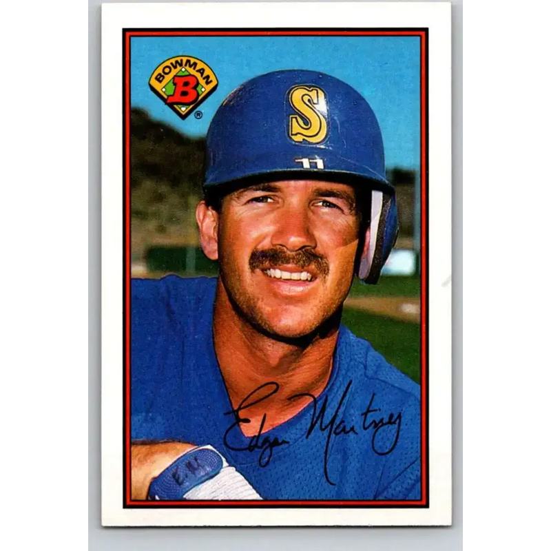 1989 Bowman #216 Edgar Martinez NM-MT Seattle Mariners Baseball Card - Baseball Card Single