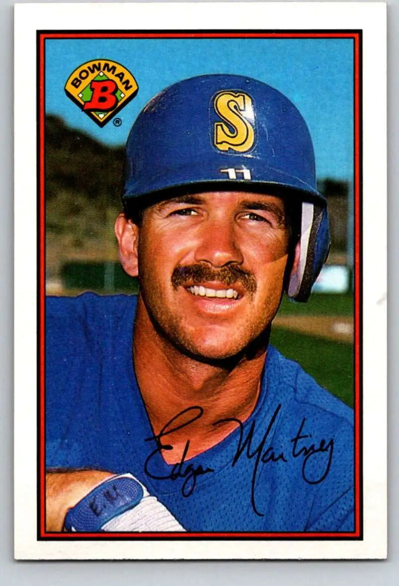 1989 Bowman #216 Edgar Martinez NM-MT Seattle Mariners Baseball Card - Baseball Card Single