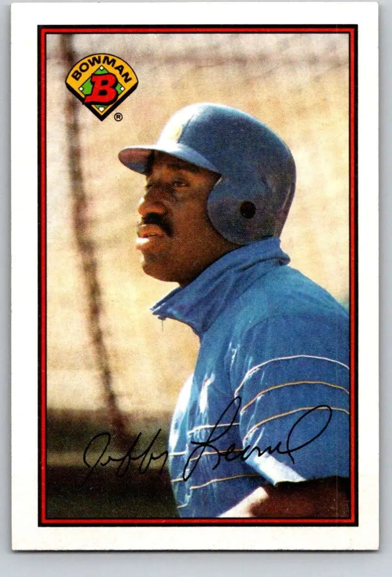 1989 Bowman #218 Jeffrey Leonard NM-MT Seattle Mariners Baseball Card - Baseball Card Single