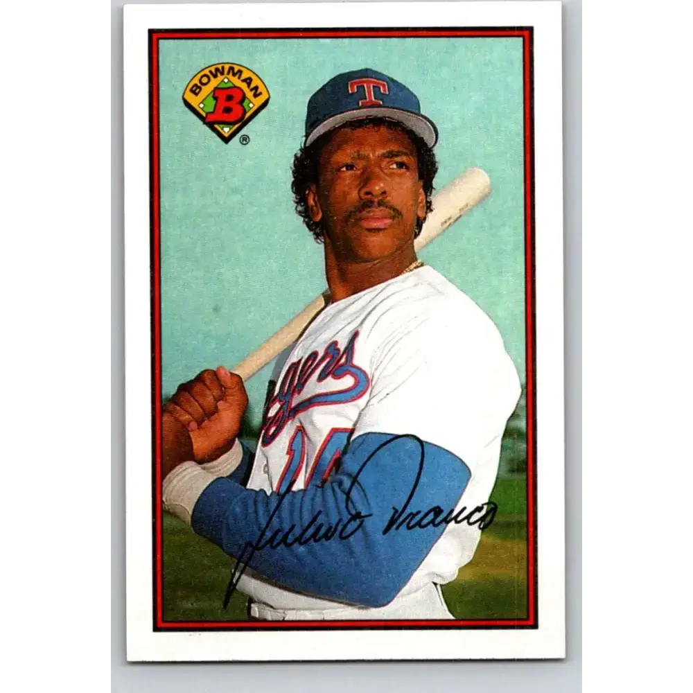 1989 Bowman #228 Julio Franco NM-MT Texas Rangers Baseball Card
