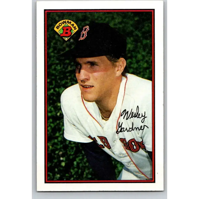 1989 Bowman #23 Wes Gardner NM-MT Boston Red Sox Baseball Card - Baseball Card Single