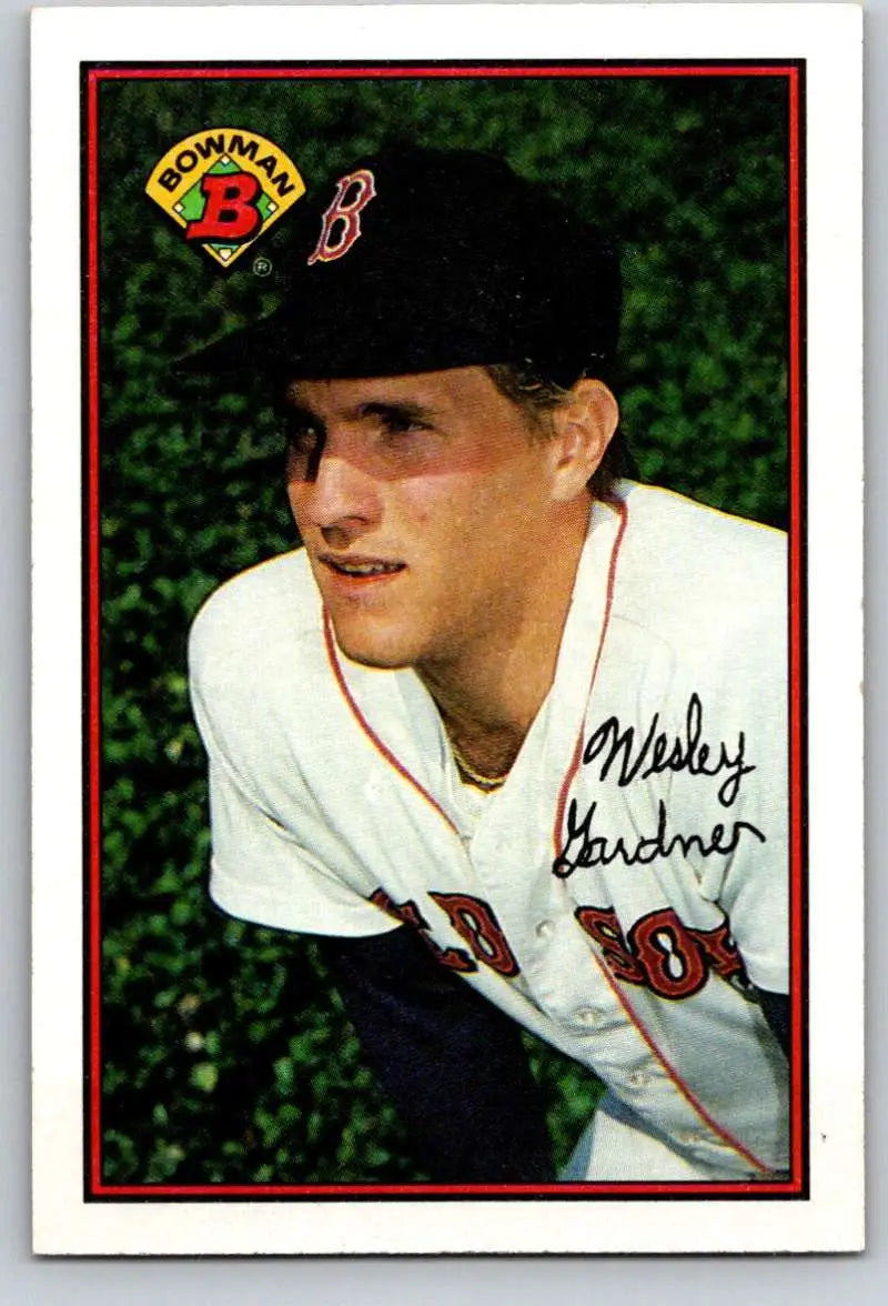 1989 Bowman #23 Wes Gardner NM-MT Boston Red Sox Baseball Card - Baseball Card Single