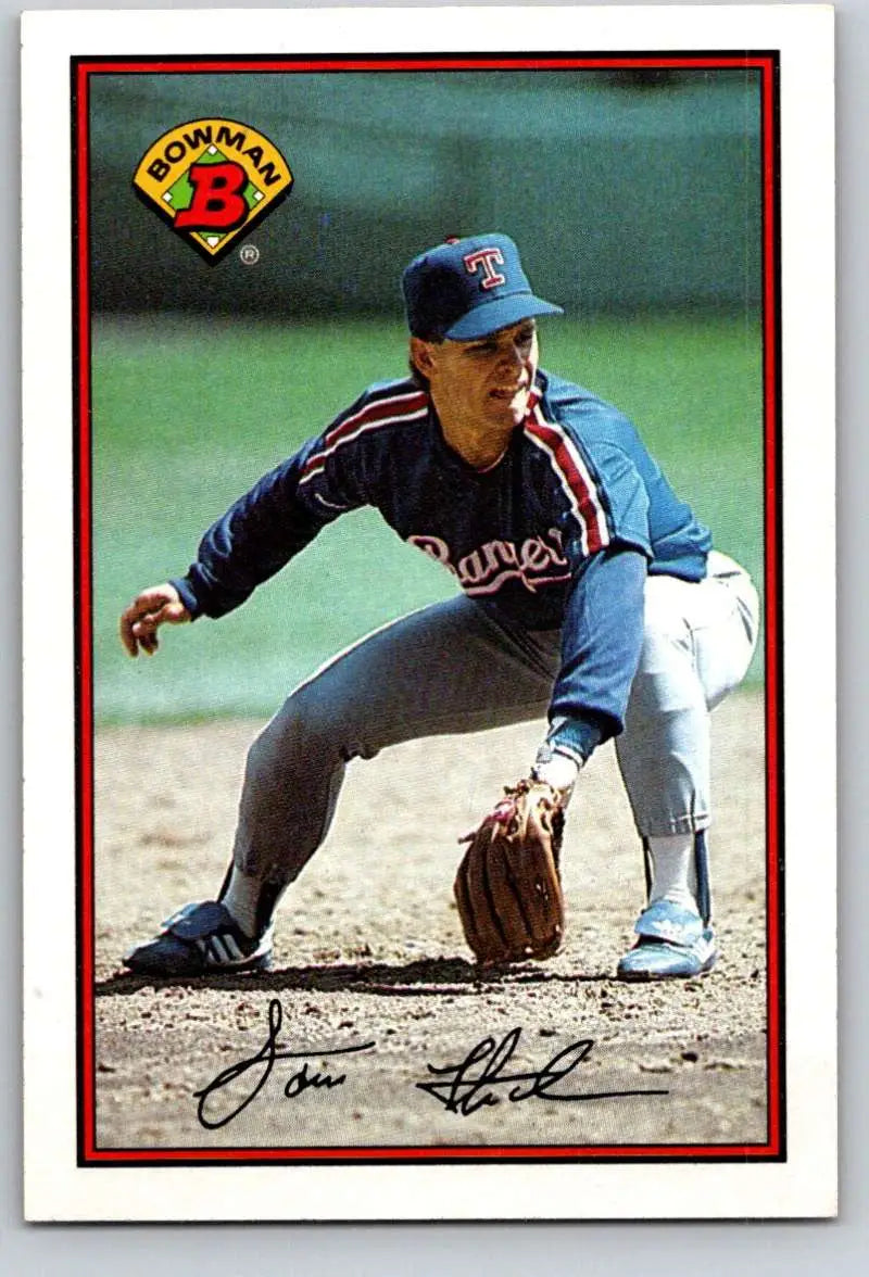 1989 Bowman #230 Scott Fletcher NM-MT Texas Rangers Baseball Card - Baseball Card Single
