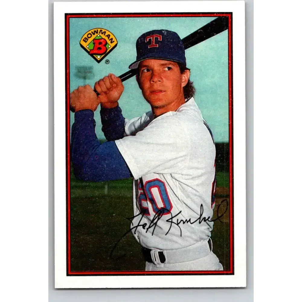 1989 Bowman #231 Jeff Kunkel NM-MT Texas Rangers Baseball Card