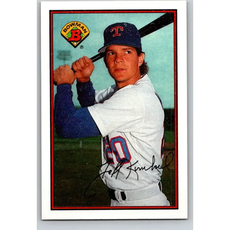 1989 Bowman #231 Jeff Kunkel NM-MT Texas Rangers Baseball Card - Baseball Card Single