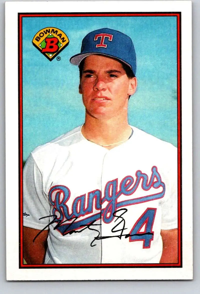 1989 Bowman #233 Monty Fariss NM-MT RC Rookie Texas Rangers Baseball Card - Baseball Card Single