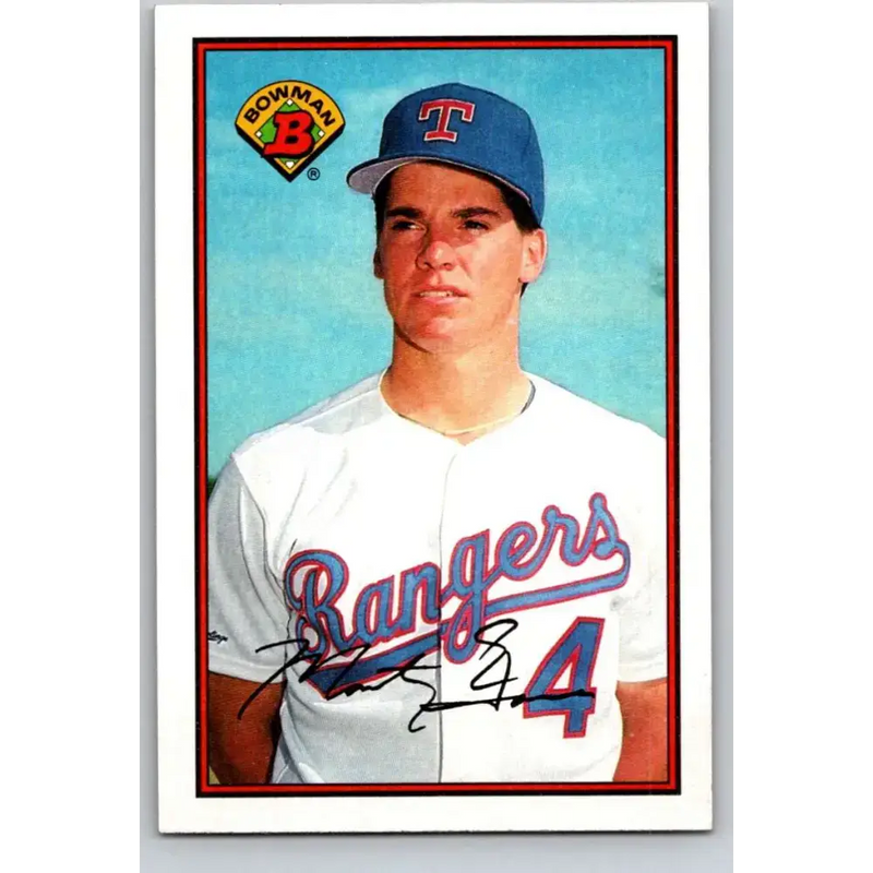 1989 Bowman #233 Monty Fariss NM-MT RC Rookie Texas Rangers Baseball Card - Baseball Card Single