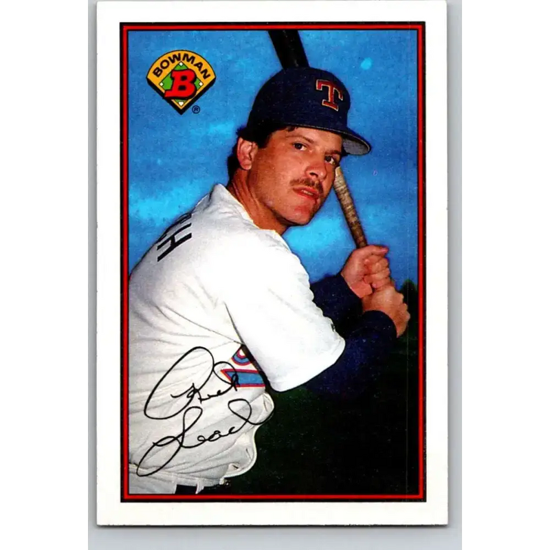 1989 Bowman #234 Rick Leach NM-MT Texas Rangers Baseball Card - Baseball Card Single