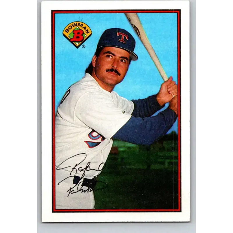 1989 Bowman #237 Rafael Palmeiro NM-MT Texas Rangers Baseball Card - Baseball Card Single