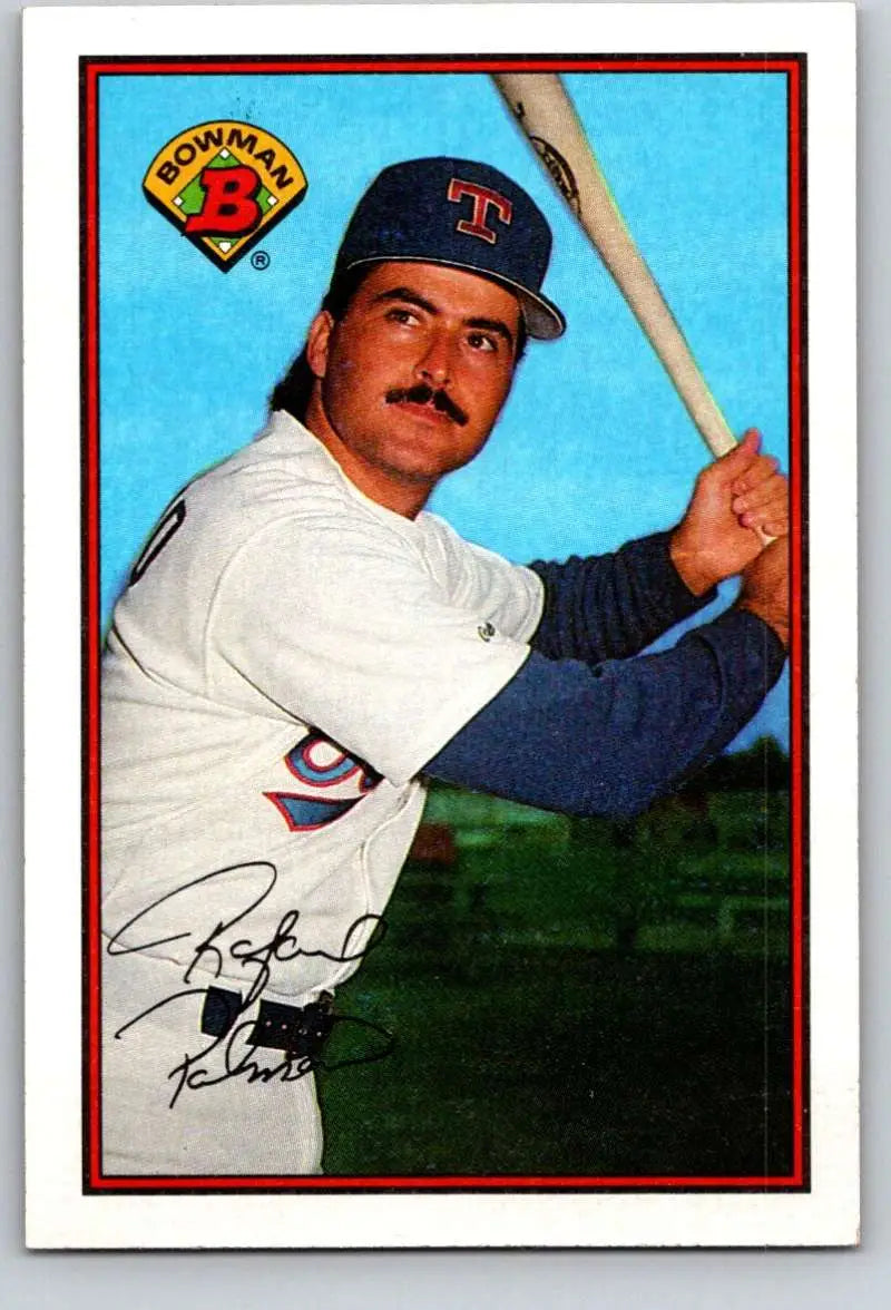 1989 Bowman #237 Rafael Palmeiro NM-MT Texas Rangers Baseball Card - Baseball Card Single