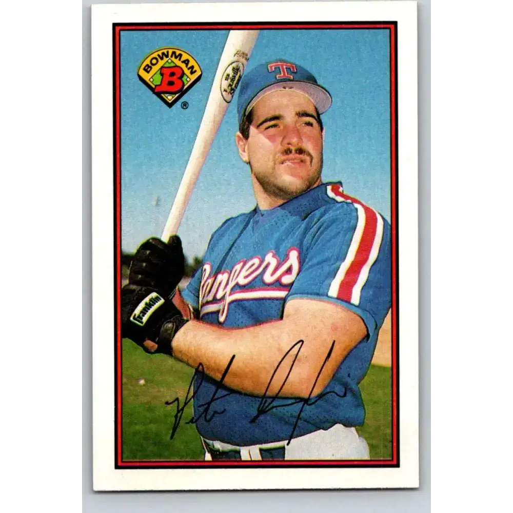 1989 Bowman #238 Pete Incaviglia NM-MT Texas Rangers Baseball Card