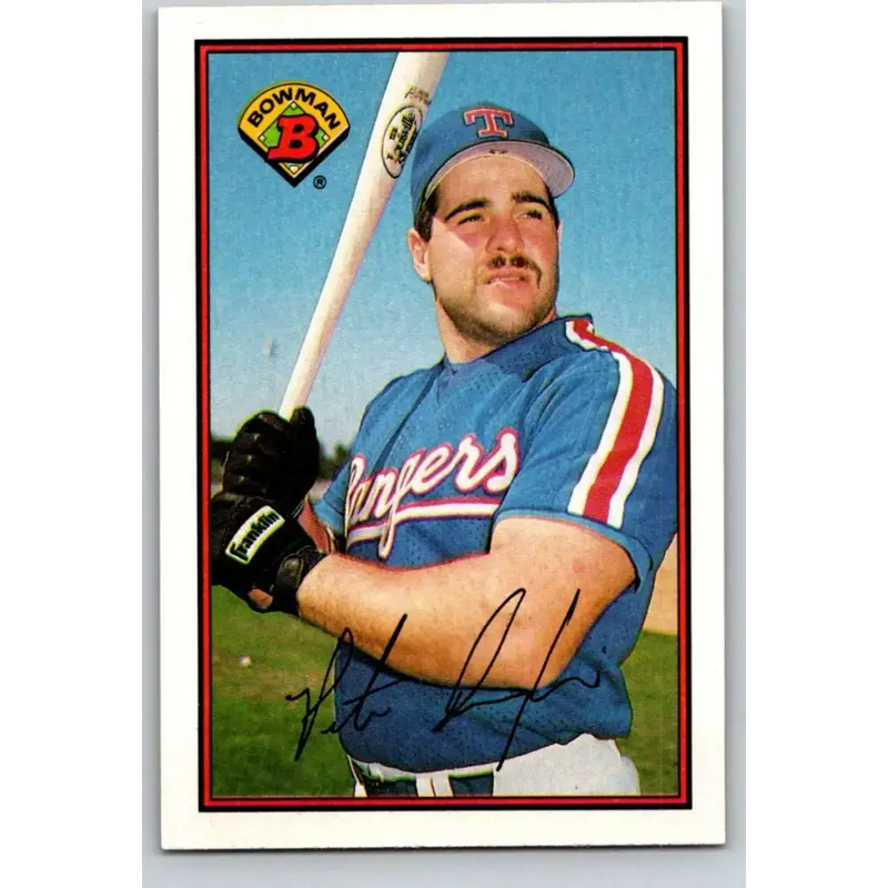 1989 Bowman #238 Pete Incaviglia NM-MT Texas Rangers Baseball Card - Baseball Card Single