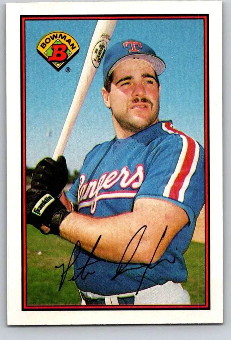 1989 Bowman #238 Pete Incaviglia NM-MT Texas Rangers Baseball Card - Baseball Card Single