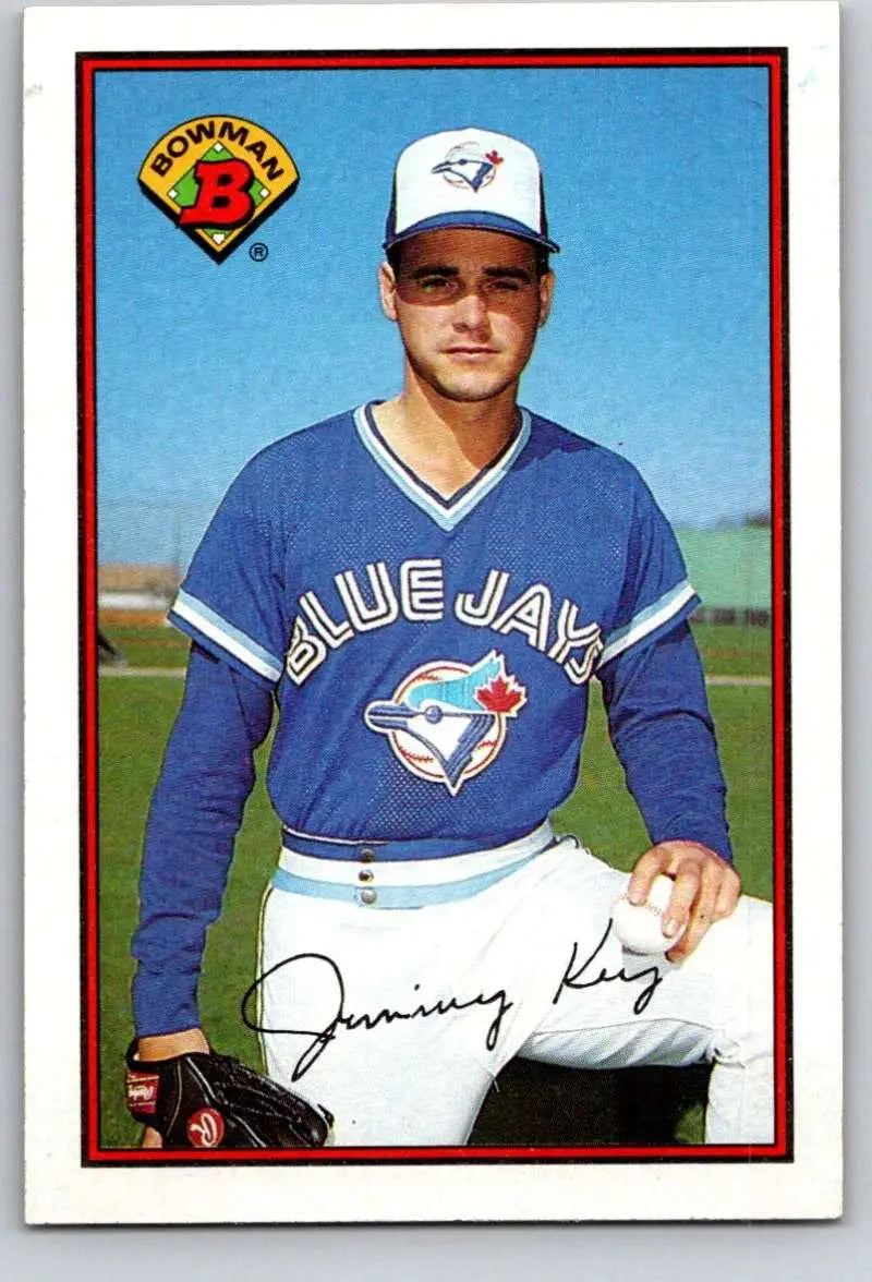 1989 Bowman #243 Jimmy Key NM-MT Toronto Blue Jays Baseball Card - Baseball Card Single