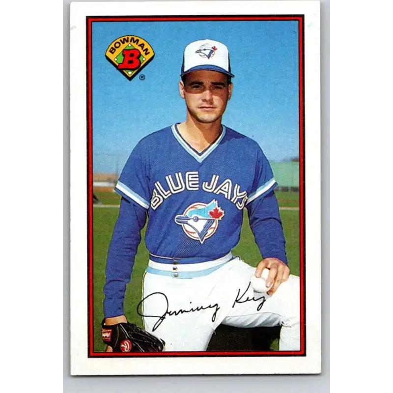 1989 Bowman #243 Jimmy Key NM-MT Toronto Blue Jays Baseball Card - Baseball Card Single