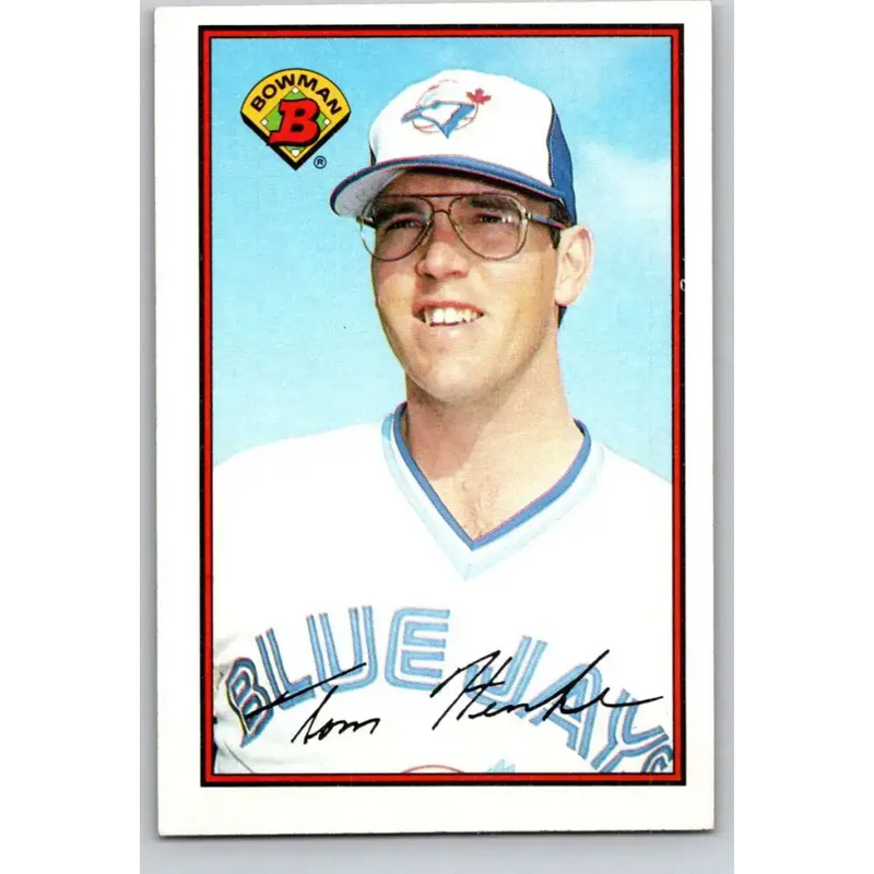 1989 Bowman #246 Tom Henke NM-MT Toronto Blue Jays Baseball Card - Baseball Card Single