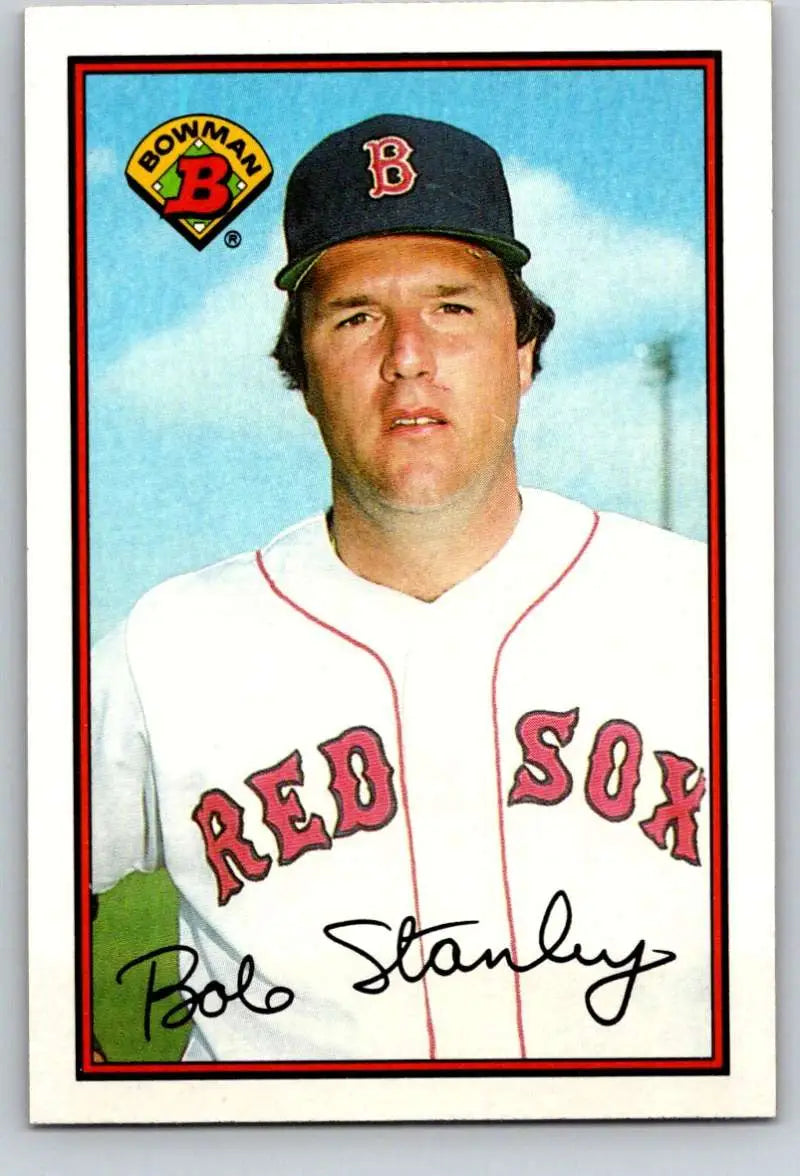1989 Bowman #25 Bob Stanley NM-MT Boston Red Sox Baseball Card - Baseball Card Single