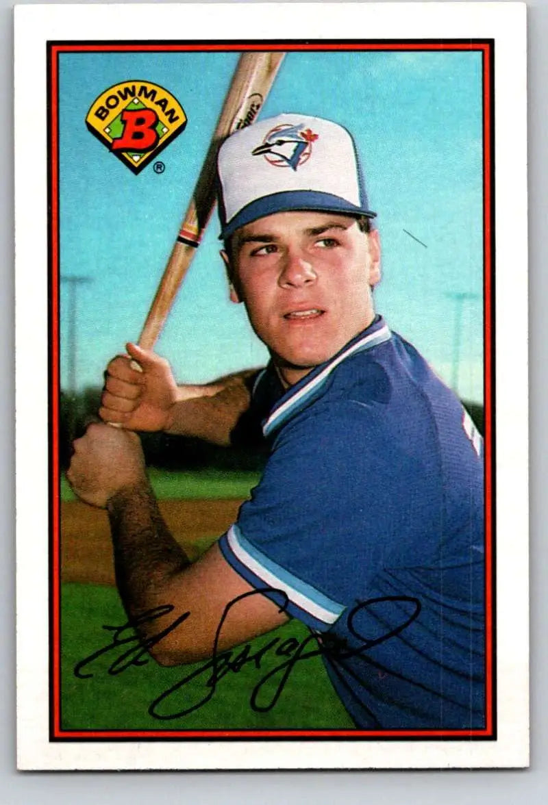 1989 Bowman #252 Ed Sprague NM-MT RC Rookie Toronto Blue Jays Baseball Card - Baseball Card Single