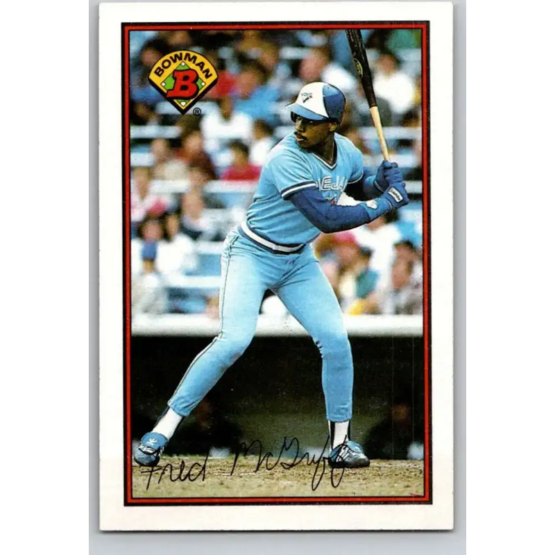 1989 Bowman #253 Fred McGriff NM-MT Toronto Blue Jays Baseball Card - Baseball Card Single
