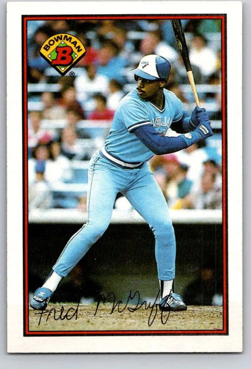 1989 Bowman #253 Fred McGriff NM-MT Toronto Blue Jays Baseball Card - Baseball Card Single