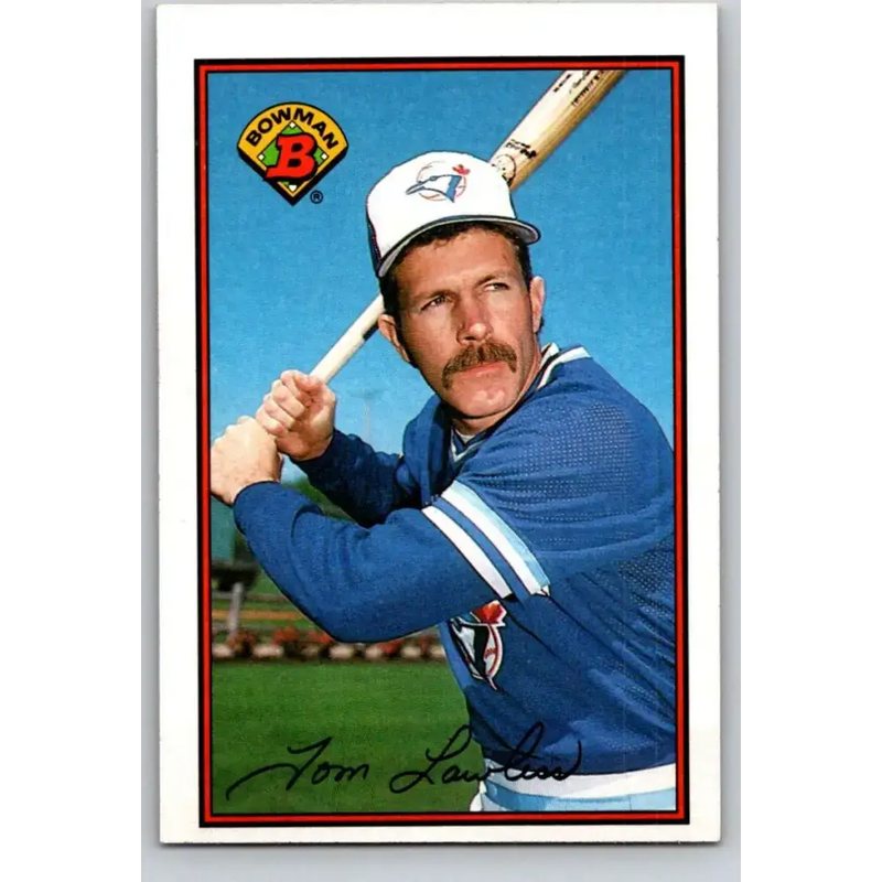 1989 Bowman #255 Tom Lawless NM-MT Toronto Blue Jays Baseball Card - Baseball Card Single