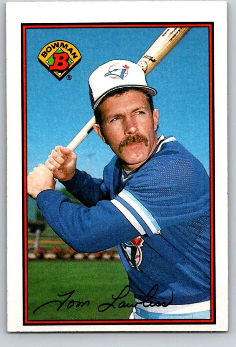 1989 Bowman #255 Tom Lawless NM-MT Toronto Blue Jays Baseball Card - Baseball Card Single