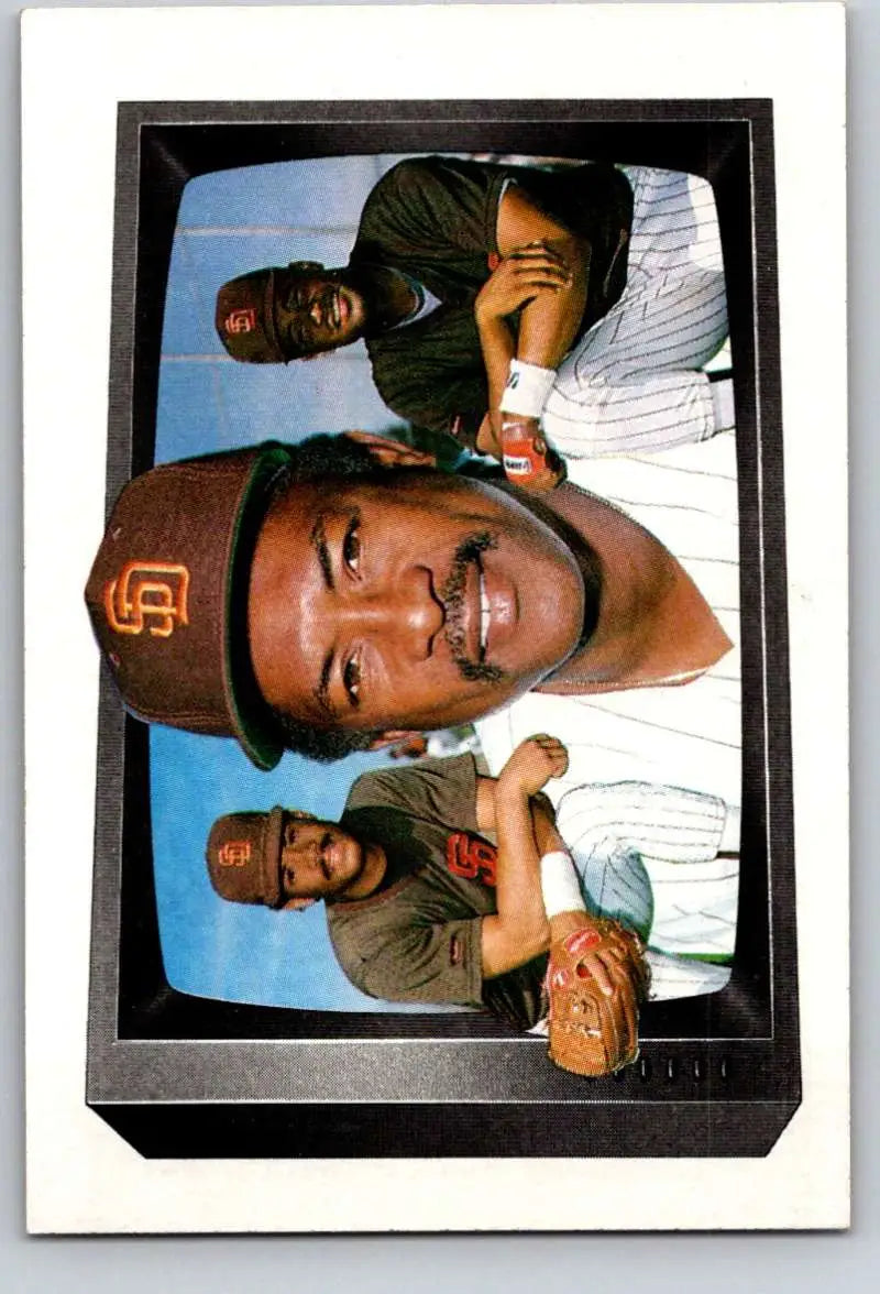 1989 Bowman #258 Sandy Alomar Sr./Sandy Alomar Jr./Roberto Alomar NM-MT San Diego Padres Baseball Card - Baseball Card