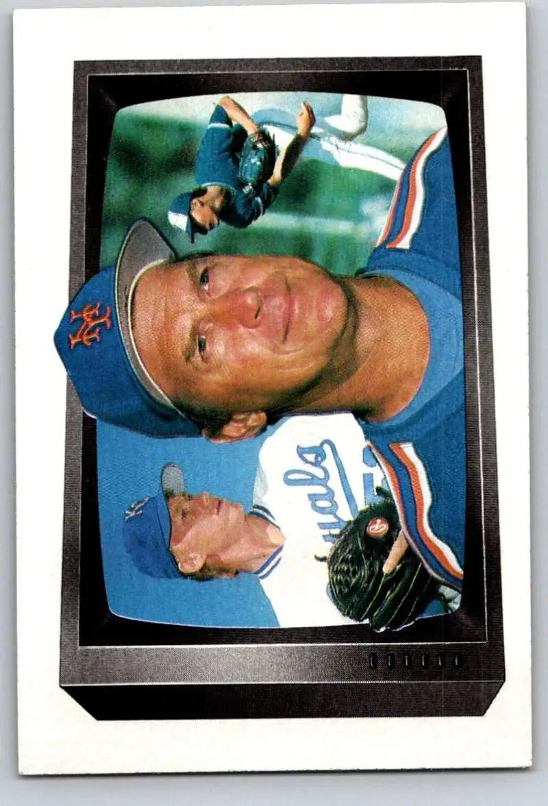 1989 Bowman #261 Mel Stottlemyre/Mel Stottlemyre Jr./Todd Stottlemyre NM-MT New York Mets Baseball Card - Baseball Card