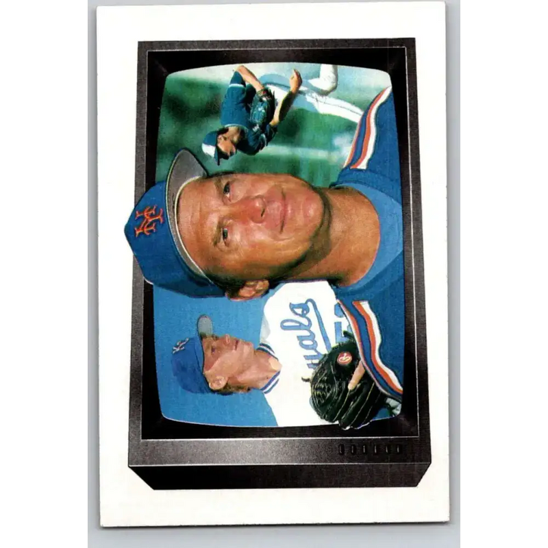 1989 Bowman #261 Mel Stottlemyre/Mel Stottlemyre Jr./Todd Stottlemyre NM-MT New York Mets Baseball Card - Baseball Card