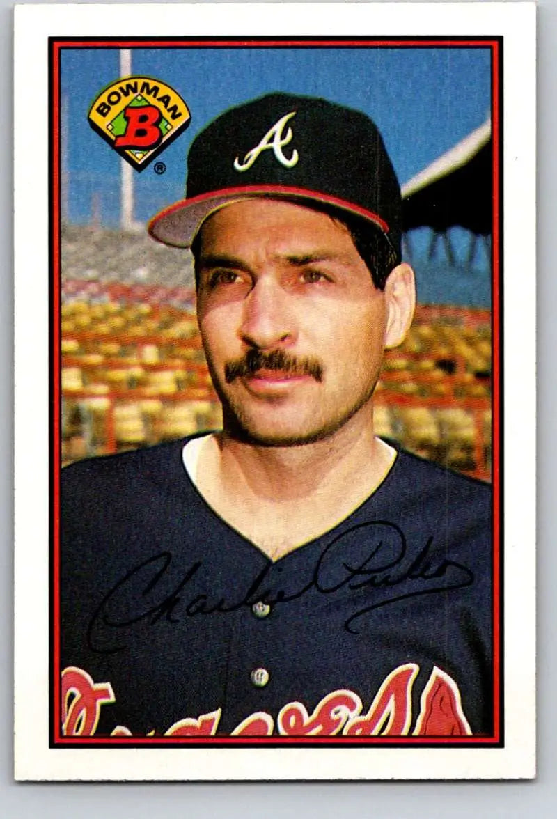 1989 Bowman #263 Charlie Puleo NM-MT Atlanta Braves Baseball Card - Baseball Card Single