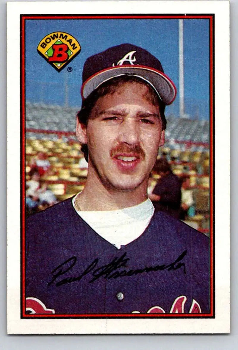 1989 Bowman #265 Paul Assenmacher NM-MT Atlanta Braves Baseball Card - Baseball Card Single