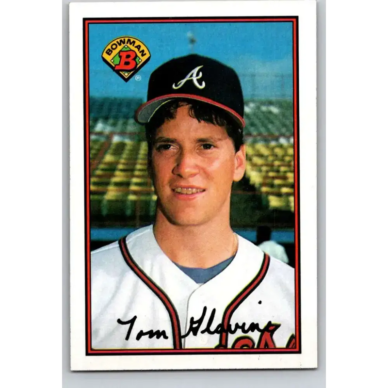 1989 Bowman #267 Tom Glavine NM-MT Atlanta Braves Baseball Card - Baseball Card Single