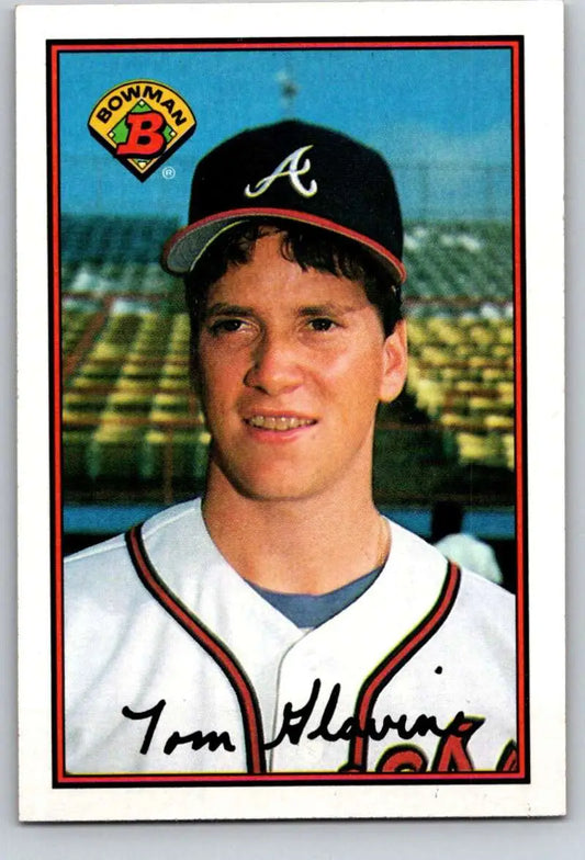 1989 Bowman #267 Tom Glavine NM-MT Atlanta Braves Baseball Card - Baseball Card Single