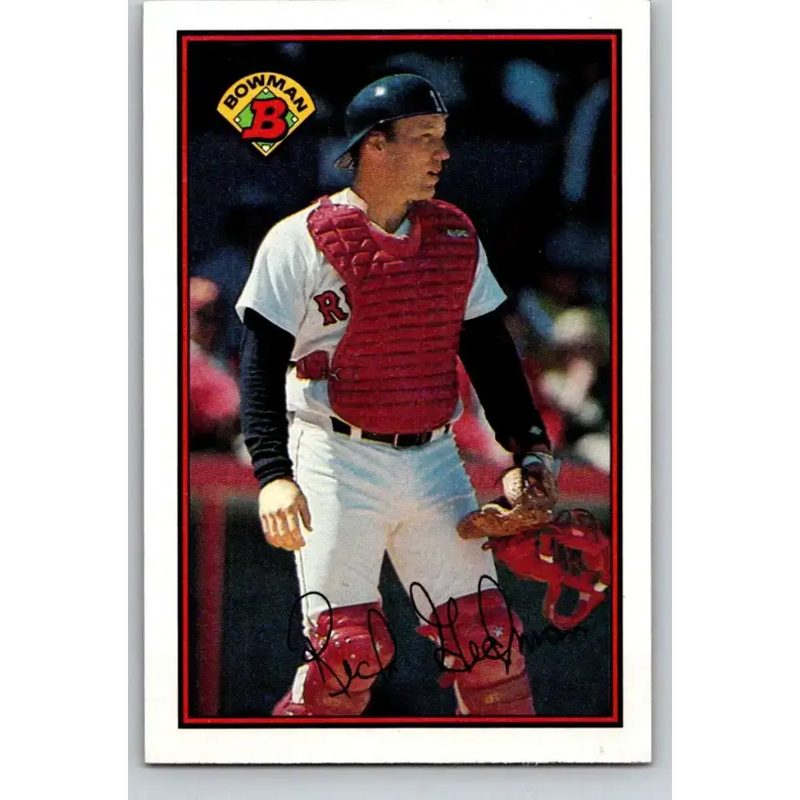 1989 Bowman #27 Rich Gedman NM-MT Boston Red Sox Baseball Card - Baseball Card Single