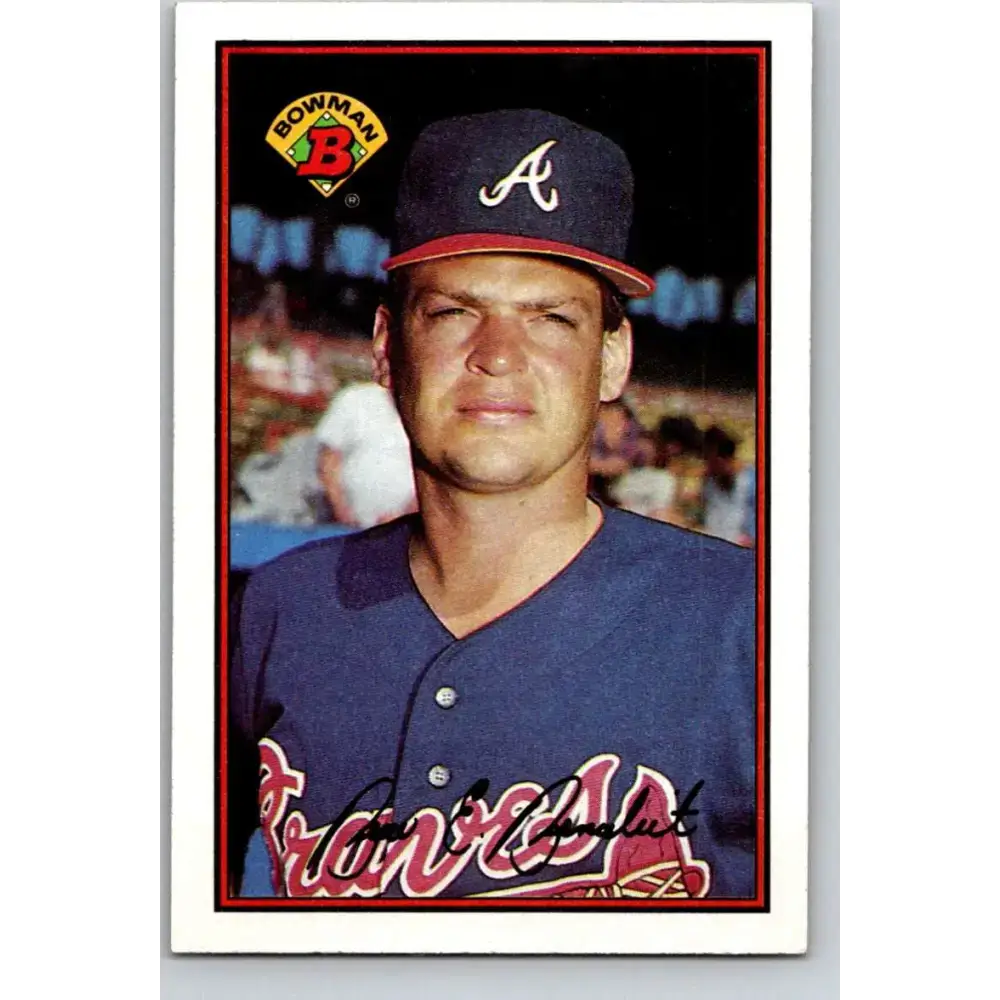 1989 Bowman #271 Bruce Benedict NM-MT Atlanta Braves Baseball Card