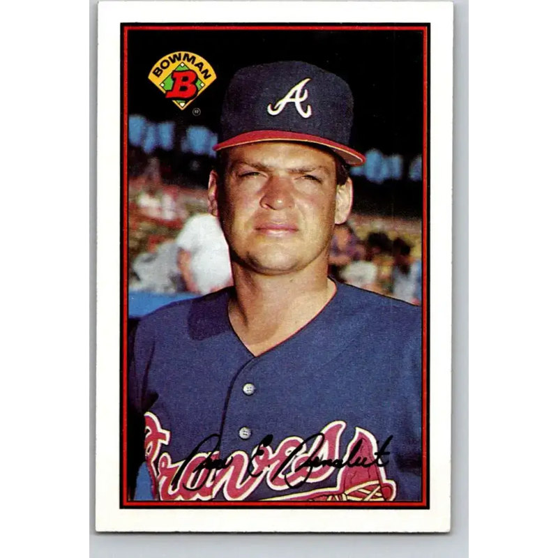 1989 Bowman #271 Bruce Benedict NM-MT Atlanta Braves Baseball Card - Baseball Card Single