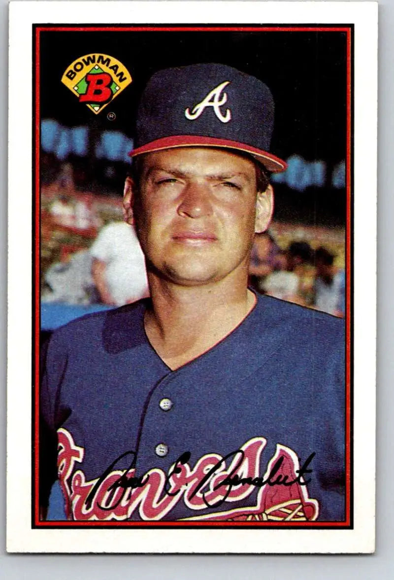 1989 Bowman #271 Bruce Benedict NM-MT Atlanta Braves Baseball Card - Baseball Card Single