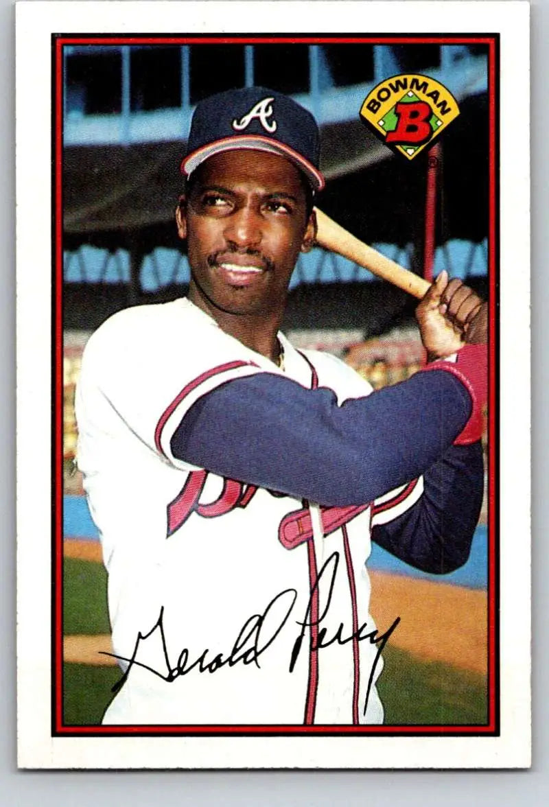 1989 Bowman #273 Gerald Perry NM-MT Atlanta Braves Baseball Card - Baseball Card Single