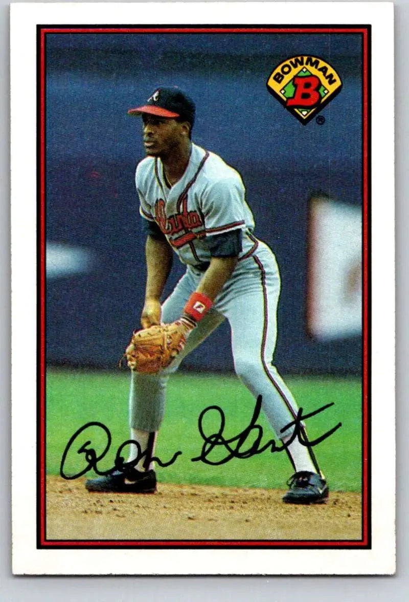 1989 Bowman #274 Ron Gant NM-MT Atlanta Braves Baseball Card - Baseball Card Single