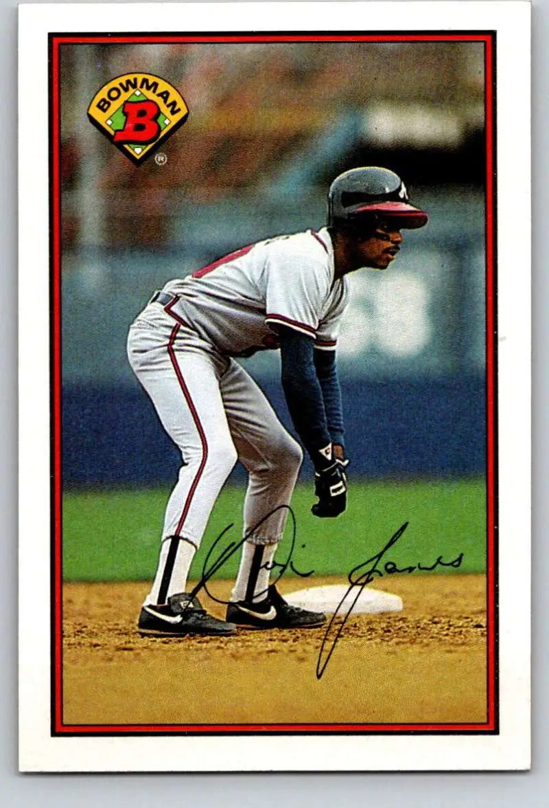1989 Bowman #277 Dion James NM-MT Atlanta Braves Baseball Card - Baseball Card Single