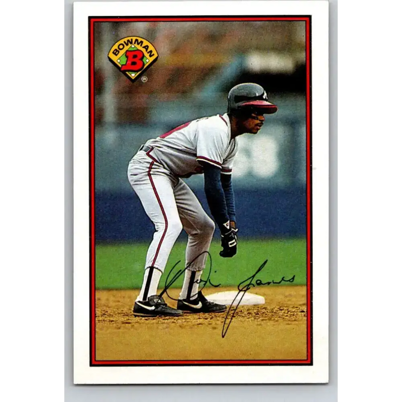 1989 Bowman #277 Dion James NM-MT Atlanta Braves Baseball Card - Baseball Card Single
