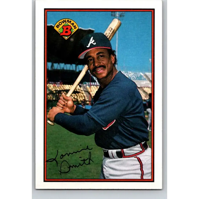 1989 Bowman #278 Lonnie Smith NM-MT Atlanta Braves Baseball Card - Baseball Card Single
