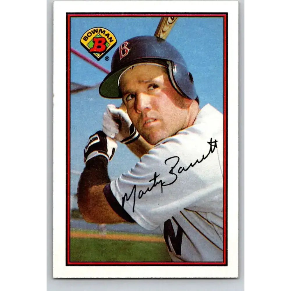 1989 Bowman #28 Marty Barrett NM-MT Boston Red Sox Baseball Card - Baseball Card Single