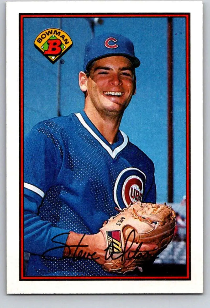 1989 Bowman #280 Steve Wilson NM-MT RC Rookie Chicago Cubs Baseball Card - Baseball Card Single