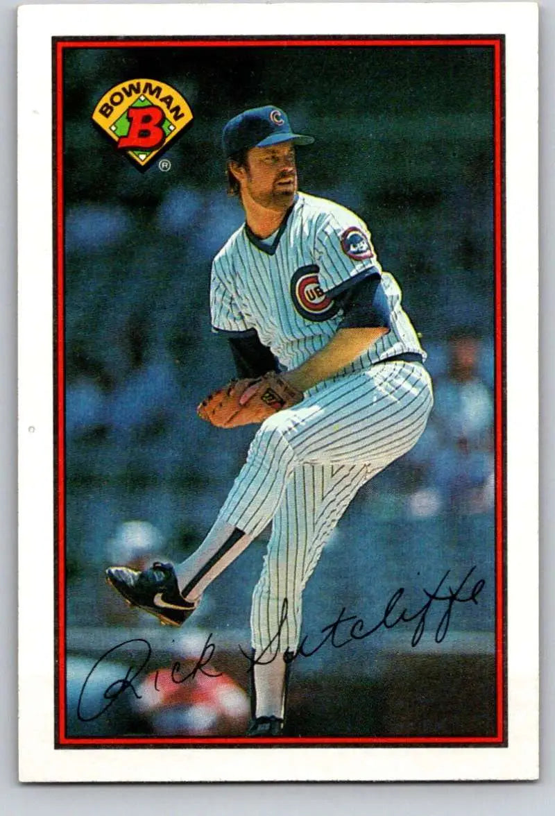 1989 Bowman #281 Rick Sutcliffe NM-MT Chicago Cubs Baseball Card - Baseball Card Single