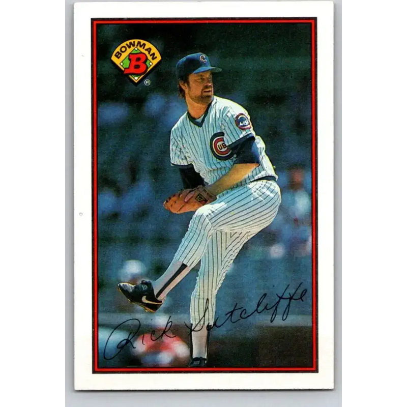 1989 Bowman #281 Rick Sutcliffe NM-MT Chicago Cubs Baseball Card - Baseball Card Single