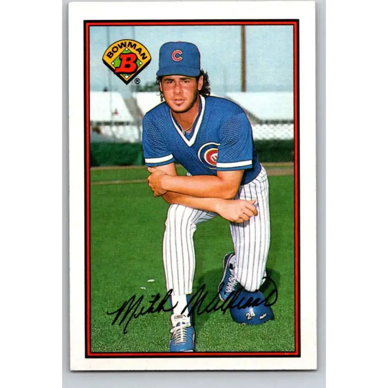 1989 Bowman #283 Mitch Williams NM-MT Chicago Cubs Baseball Card - Baseball Card Single