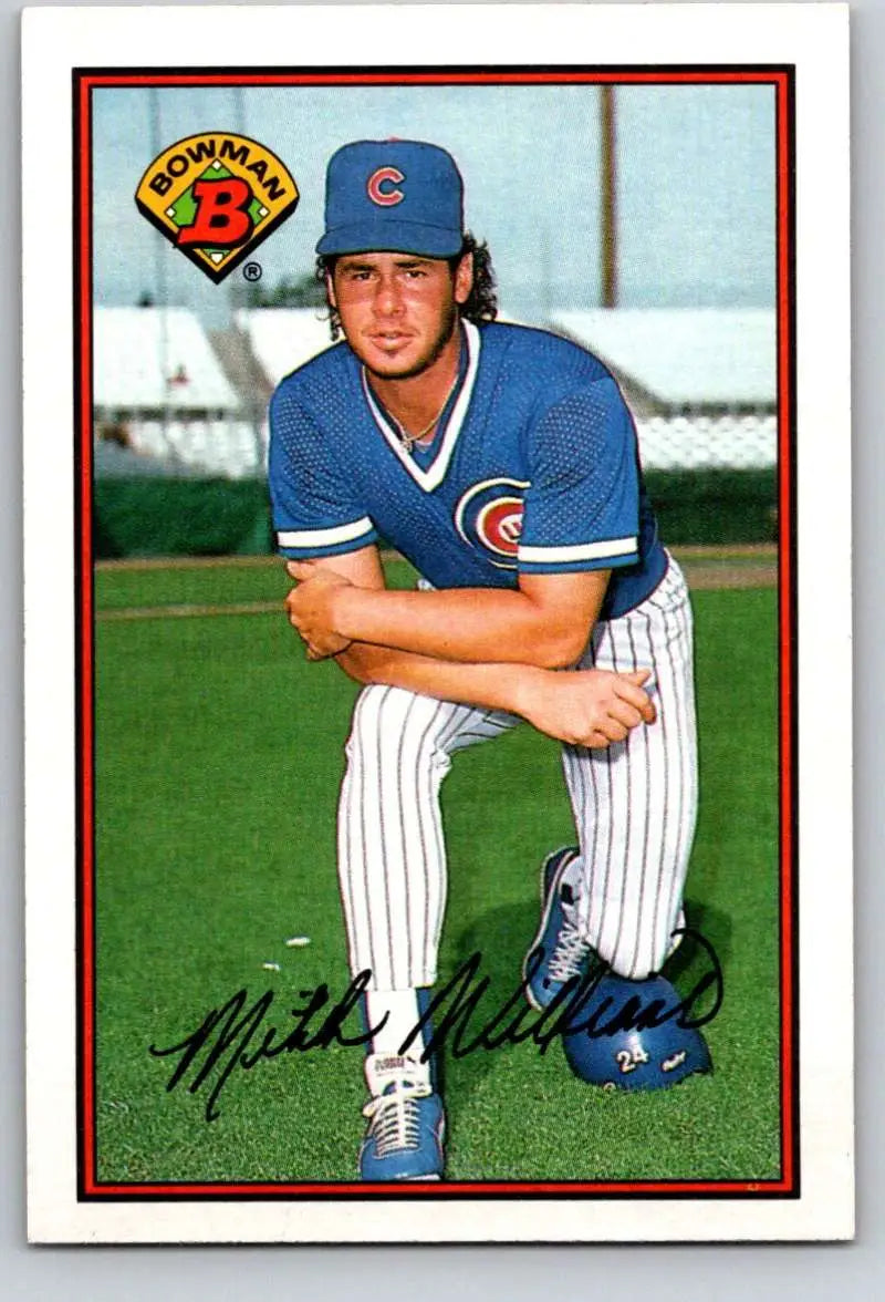 1989 Bowman #283 Mitch Williams NM-MT Chicago Cubs Baseball Card - Baseball Card Single