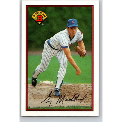 1989 Bowman #284 Greg Maddux NM-MT Chicago Cubs Baseball Card