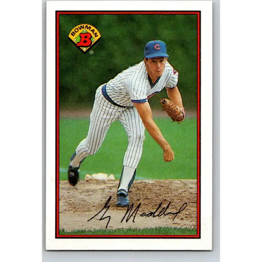 1989 Bowman #284 Greg Maddux NM-MT Chicago Cubs Baseball Card
